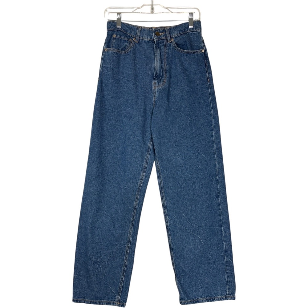 BDG Womens High Rise Straight Leg  Jeans Sz 26 Blue Denim Urban Outfitters Loose